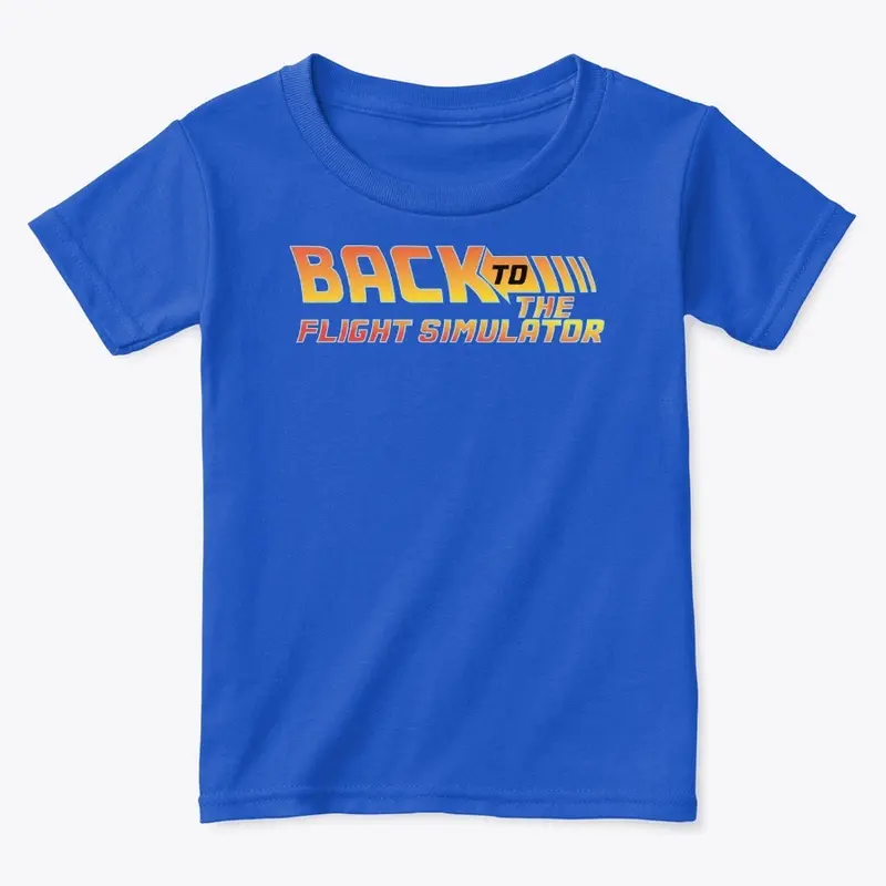 Back To The Flight Simulator Kids Shirt