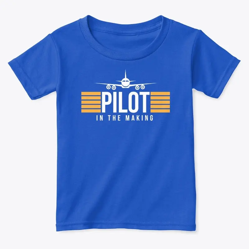 Pilot In The Making Kids Shirt